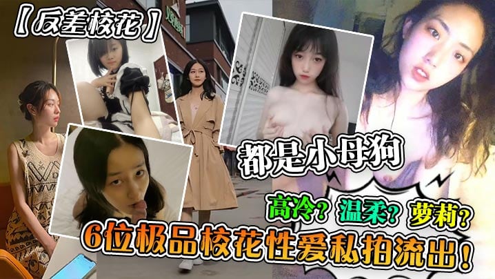 QFK-348 反差校花6位极品校花性爱私拍流出高冷温柔萝莉都是小母狗